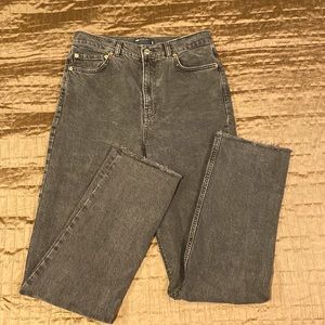 ASOS Design washed black high waisted jeans women’s